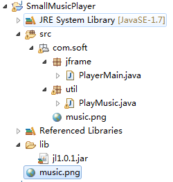 java swing开发微型音乐播放器客户端（可缩放至托盘）