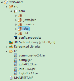 java通过ftp和sftp上传war包上传到Linux服务器实现自动重启tomcat的脚本代码