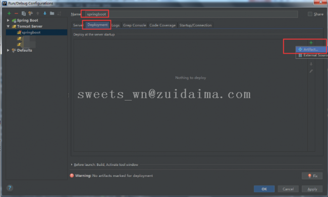 spring - intellij java building artifacts for debugger... Intellij IDEA系列(三)__创建springboot简单web项目&集成log4j2-博客-最代码